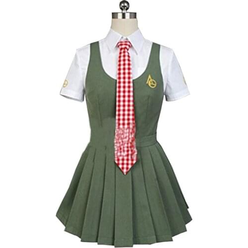 2016 Super Dangan Ronpa 2 Danganronpa Mahiru Koizumi School Uniform White Shirt Skirt Anime Party Cosplay Costume For Women
