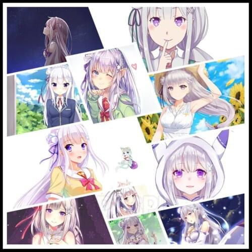 5D Diy Diamond Painting Anime Japanese Anime Through Adventure Magical Silver-Haired Purple Pupil Beautiful Girl Bedroom Drawing