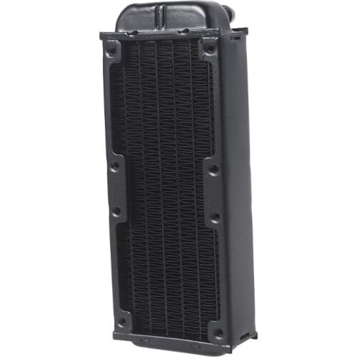 H4GA Aluminum Water Cooling Radiator 6 Tubes Heat Exchanger CPU Heatsink Cooler Fast Heat Dissipation for PC Computer