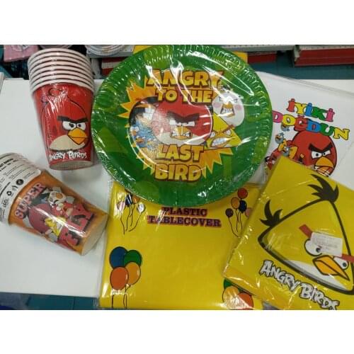 Angry Birds Süper Parti Seti '' 16 Kişilik