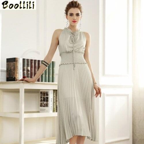 Boollili Spring Summer Dress Women Clothes Silk Party Dress Sexy Bandage Dress Elegant Vintage 2020 Womens Dresses Vestidos