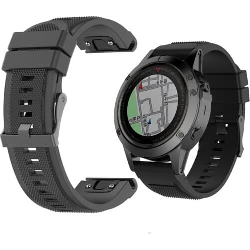 Sport watch bracelet watchbands Silicone strap band quick fit wristband For Garmin fenix 5/ Forerunner 935 GPS smart watch 22mm