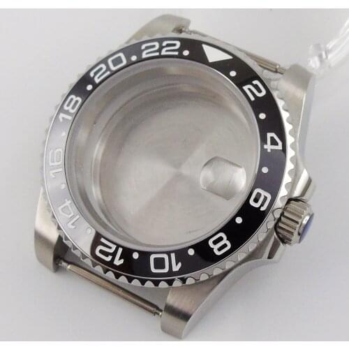 Fit NH35 NH35A Stainless Steel High Quality 40mm Watch Case Sapphire Crystal Seeing-Through / Solid Backcover