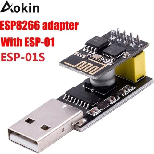 ESP-01 ESP-01S Programmer Adapter UART Adaptater ESP8266 CH340G USB to ESP8266 Serial Wireless Wifi Developent Board Module