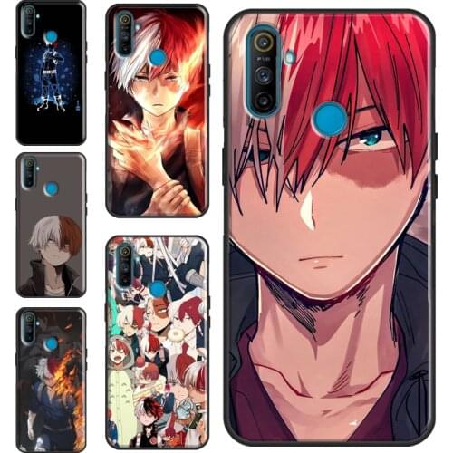Shoto Todoroki My Hero Academia Case For OnePlus Nord 7T 7 8 Pro For OPPO Realme C3 XT X7 6 7 Pro X2 Reno4 Pro Coque