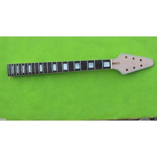 22fret Guitar Neck Mahogany Rosewood Fretboard Flying V guitar neck replacement Unfinished