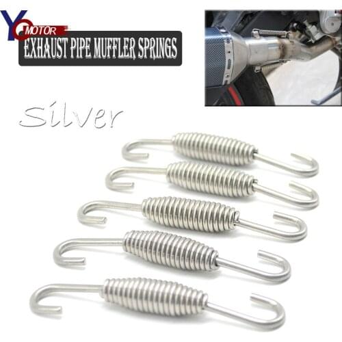 Motorcycle Exhaust Pipe Muffler Spring Universal FOR KAWASAKI VERSYS 650cc ZG1000 NINJA 650R/ER6F ER6N HONDA GROM/MSX125 ST 1300