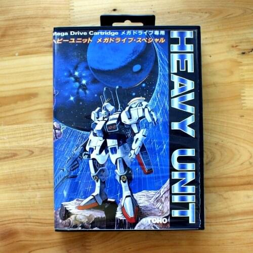 Heavy Unit 16 Bit SEGA MD Game Card With Retail Box For Sega Mega Drive For Genesis