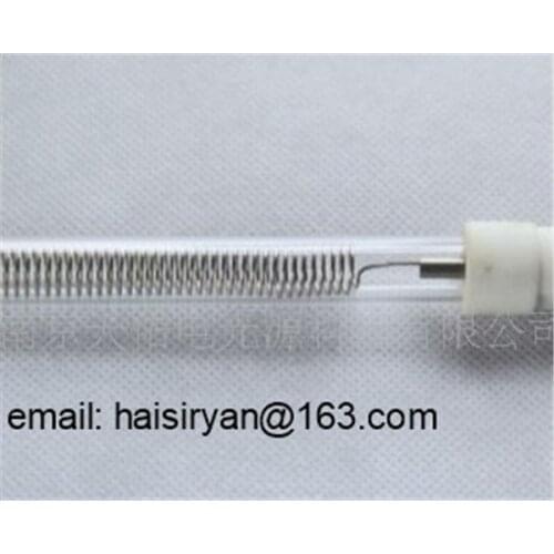 Customized 500w 350mm far Single tube Electric halogen IR quartz glass heater elements