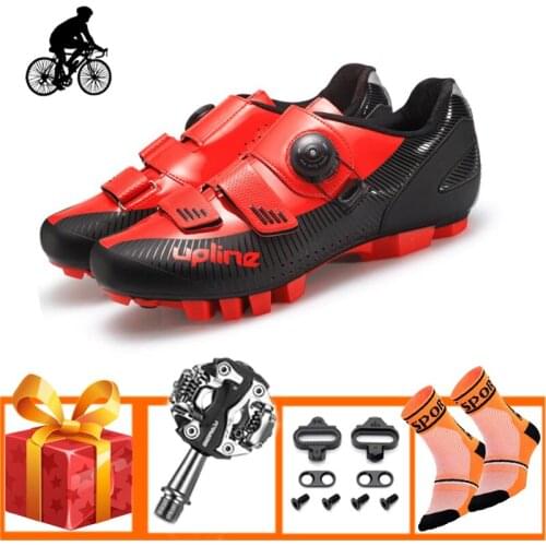 Cycling shoes add SPD Pedals men women mountain bicycle sneakers sapatilha ciclismo mtb breathable self-locking Non-slip shoes