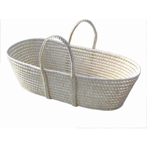 Corn Woven Basket Sleeping Baby Bed Crib Protector Room Decoration Portable Outdoor Bumpers for Newborn