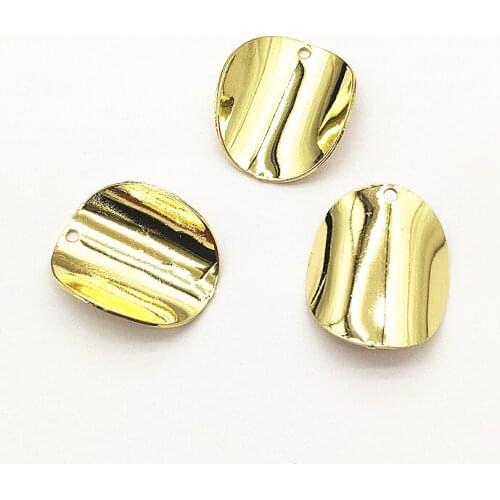 New arrival! 25x20mm 100pcs Zinc Alloy Crooked Coin Charm for Handmade Necklace Earring DIY Parts,Jewelry Findings & Components