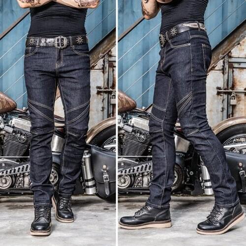 New motorcycle jeans riding jeans racing pants motorcycle riding pants motorcycle pants mens slim spring and autumn seasons