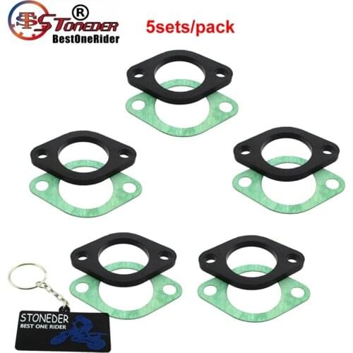 STONEDER 28mm Intake Manifold Spacer Insulator Gasket For Pit Dirt Bike Moped Scooter