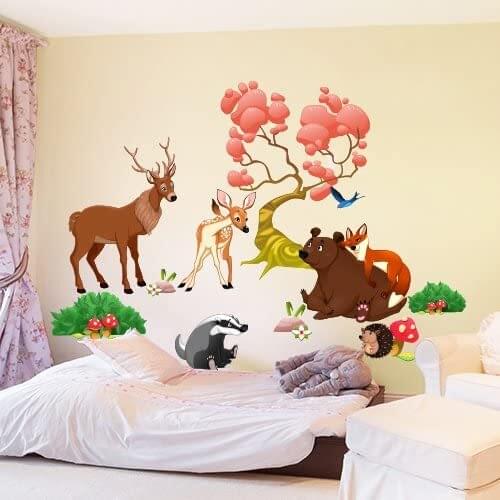 R00186 sticker mural kids Wall Art size 120x90 cm Wall decoration, Wall stickers, wallpaper