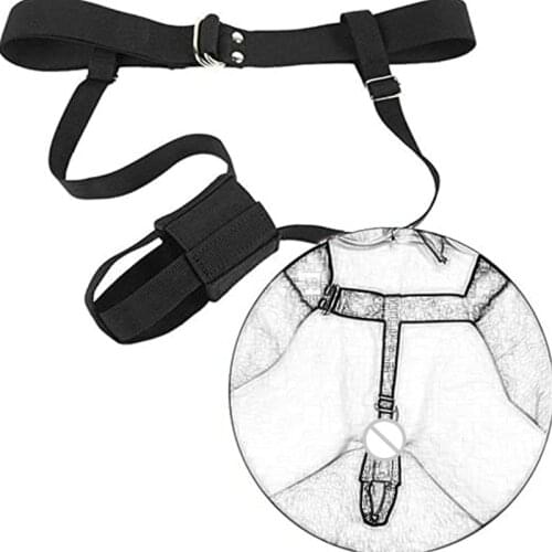 SM Belt Vibrator Harness Holder Adjustable Waist Wearable Design Constrained Forced Strap For Dildo Wand Massager Adult Sex Toys