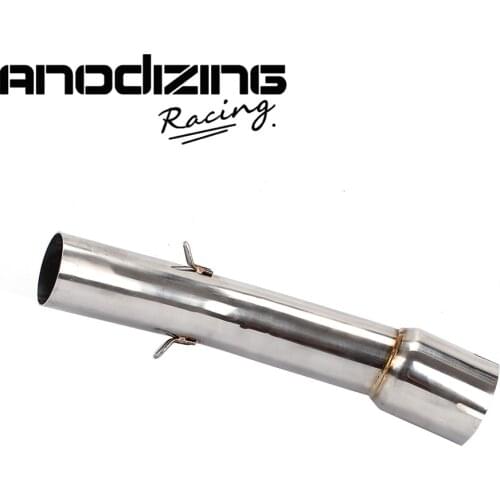 Motorcycle Exhaust Middle Pipe Round Muffler for YAMAHA FZ1 2006-2015 without exhaust