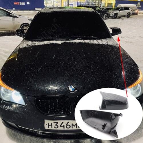 M style High Quality Carbon Fiber Look Replacement Mirror Cover for BMW 5 6 7 serie F01 F02 F03 F04 F06 F07 F10 F11 F12 F13
