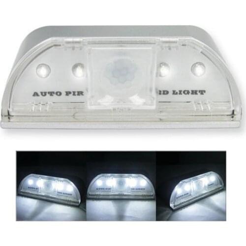 4 LED Door Lock Light Smart Night Light Infrared Body Induction Door Lock Lamp Photosensitive Sensors Lamp For Corridors Toilets