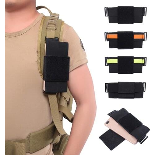 Tactical Molle Phone Holder Case Military EDC Belt Waist Pack Backpack Shoulder Strap Pouch Outdoor Sports Running Hunting Bags