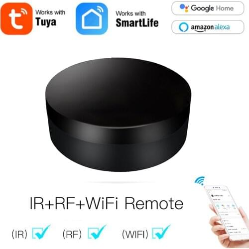 Tuya WiFi RF+IR Universal Remote Controller For Air Conditioner TV Tuya/Smart Life App Remote Control Support Alexa Google Home