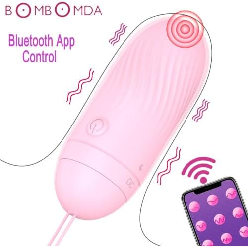 APP Control Eggs Vibrator Bluetooth Dildo Vibrator For Women Wireless Remote Vibrating Eggs Adult Game Sex Toys For Couples