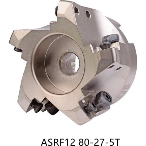 1pc ASRF15-80-27-5T high feedrate Indexable face mill ASRF15MM face milling cutter