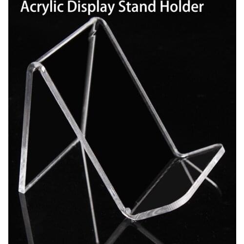 Perspex Acrylic Plastic Book Plate Phone Tablet Retail Shop Display Stand Holder