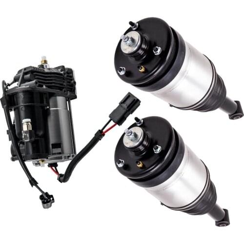 1PC Suspension Air Compressor Pump+1Pair Rear Air Spring Strut Shock Left&Right for Land Rover LR3 LR4 RPD000308, RPD000309