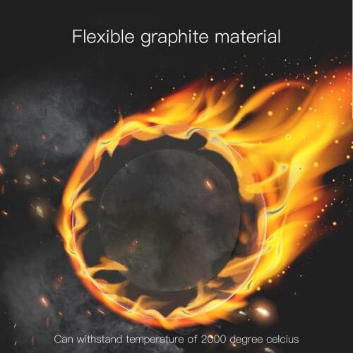 10 lot 3 inch thicker Yihui casting manufacture of Graphite products Graphite Sealing Gasket Jewelry Tools