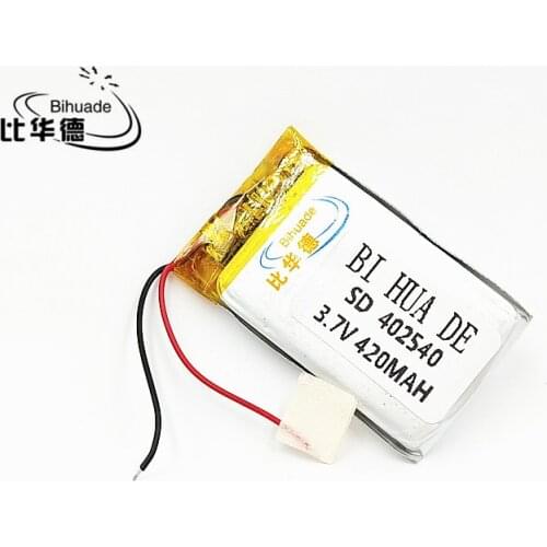 3.7V 420mAh 402540 Lithium Polymer Li-Po li ion Rechargeable Battery cells For Mp3 MP4 MP5 GPS