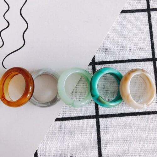 DIY jewelry accessories fresh and transparent halo dyeing ring jewelry accessories materials