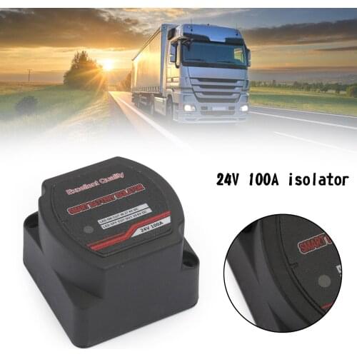 Artudatech Dual Battery Isolator - 24V 100 Amp Voltage Relay Cable Kit VSR for UTV ATV SUV