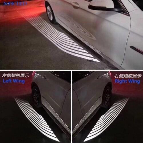 Car welcome lights Angel Wings Spotlight Universal Fit Car Door Projector Light Ghost Shadow Puddle 12V-24V For All cars