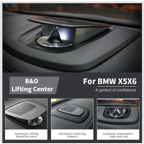 Car Center Horn For BMW X5 X6 F15 F16 F11 F10 F01 5 7 F07 Series LED Lifting Speakers BO Quality Kit Tweeter 4Inch Midrange Bass