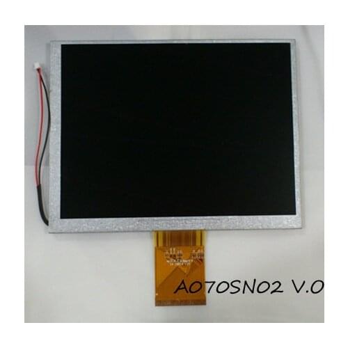 Free shipping 7inch 60pin LCD screen Z070SN02 V0 , A070SN02 V0 for Yuandao N10, U9GT tablet lcd screen,4:3 lcd screen,800*600