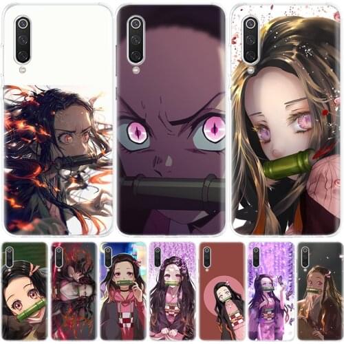 Demon Slayer Kamado Nezuko Phone Case for Xiaomi Redmi Note 10 9S 9 8T 9 8 7 7A 8A 9A 9C 6A 6 S2 K20 S30 Pro Fashion Cover Capa