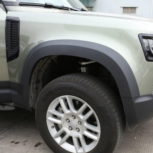 For Land Rover Defender 110 2020 Car Car Fender Flares Arch Wheel Eyebrow Auto Mudguard Lip Body Kit Eyebrow Protector Cover ABS