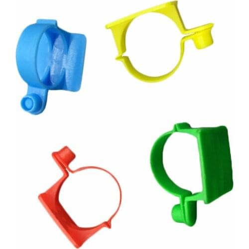 1000 pcs Pheasant foot ring Animal mark Poultry Birds feeding flag 4 colors Chicken farming equipment wholesale