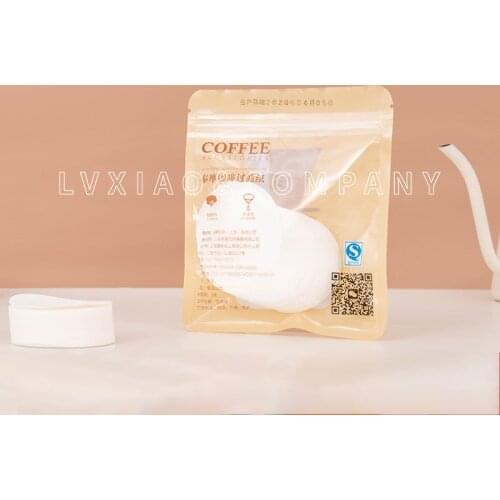 100PCS Round Coffee Filter Paper 2.17in/55mm For Espresso Coffee Maker Aeropress Coffee Filters Tools Moka Pot Paper Filter