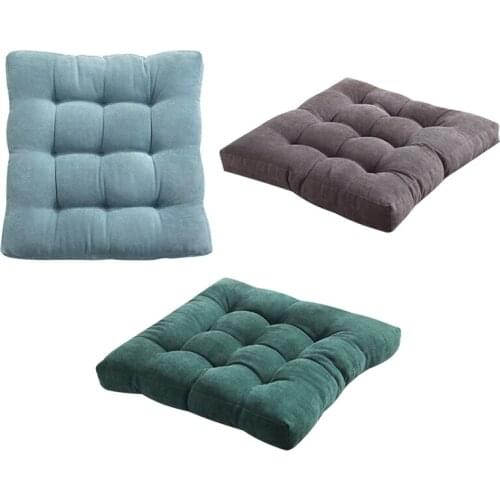 Square Floor Seat Pillows Cushions , Yoga Meditation Cushion Reading Cushion Chair Pad Casual Seating