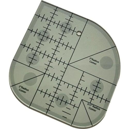 1Pc DIY Patchwork Ruler Quilting Measuring Tool Patchwork Tailor Craft Cloth Cutting Rulers Sewing Accessory for Adult R7UB