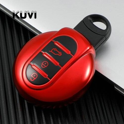 Soft TPU Car Key Case Full Cover For MINI Cooper 3rd Gen F55 F56 F57 F54 Gen2 F60 Countryman Smart Key