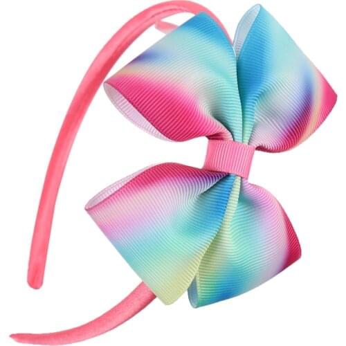 Cute Bowknot Hair Band for Baby Girls Hair Accessories Ribbon Handmade Hair Bows Hairbands Ribbon Headband Headwear Diademas