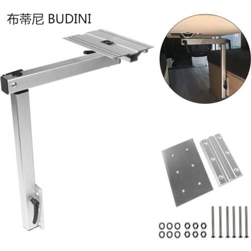 Bathroom bathtub bracket Aluminum Alloy Movable Rotatable and Height Adjustable outdoor Camper Caravan Table Leg living room