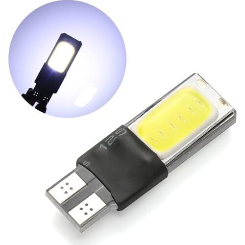 T10 COB 6W W5W 194 168 LED Canbus Error Free Side Wedge Light Lamp Universal easy to replace Bulb