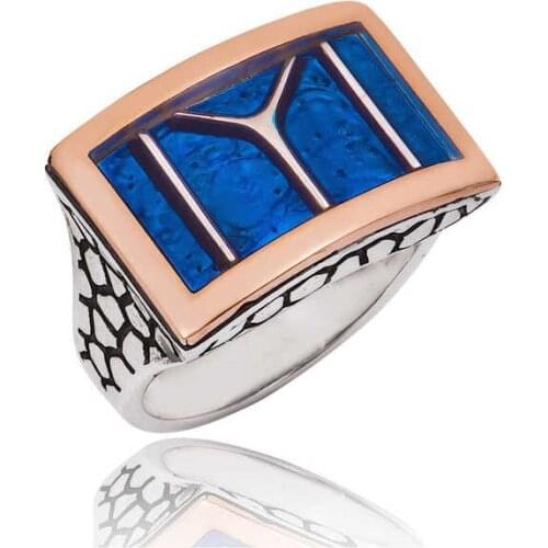 Tevuli 925 Sterling Silver Resurrection Kayi Length Ring