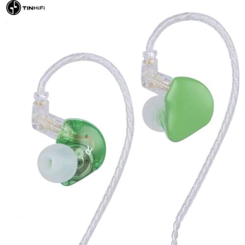 TINHIFI T1 PLUS HIFI Headset 10mm Beryllium Diaphragm Dynamic Driver Earphone Music Sport Earbud With 2Pin Cable T2 T3 T4 P1 P2