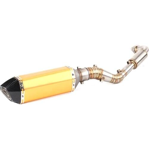 For Yamaha NMAX155 Exhaust NMAX125 2014-2017 Nmax 125 Muffler Motorcycle Exhaust Middle Link Pipe Collector Front Pipe