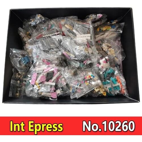 1:1 City Street View Series Downtown Diner 10260 2480Pcs Bricks Building Blocks Education Toys Girl Gifts